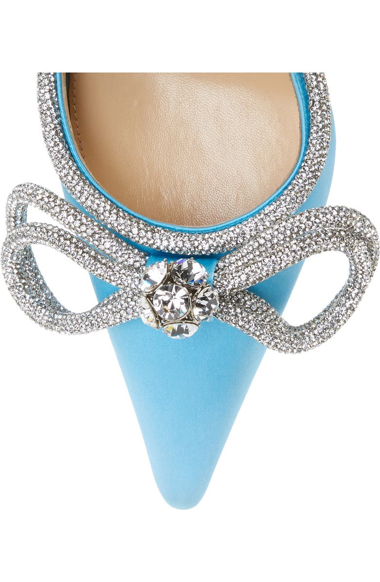 Mach & Mach Double Crystal Bow Pointed Toe Pump, Alternate, color,