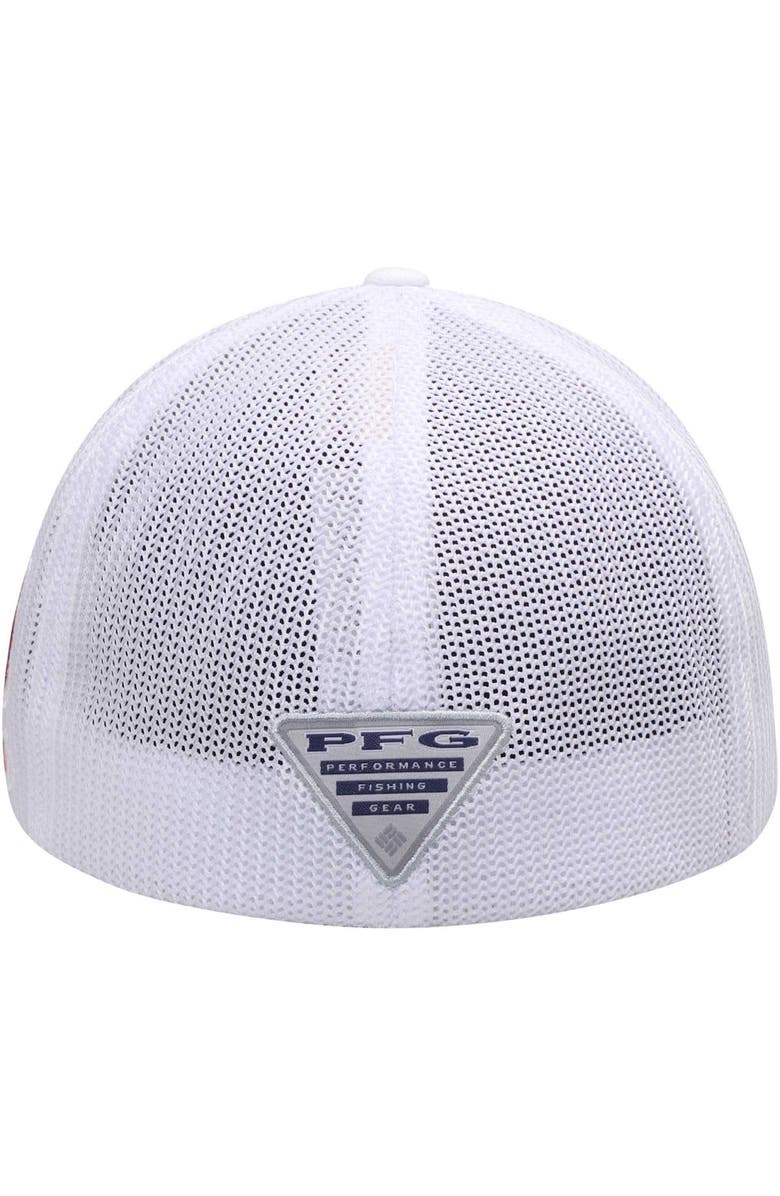 Columbia Men's Columbia White Alabama Crimson Tide Collegiate PFG Flex Hat, Alternate, color,