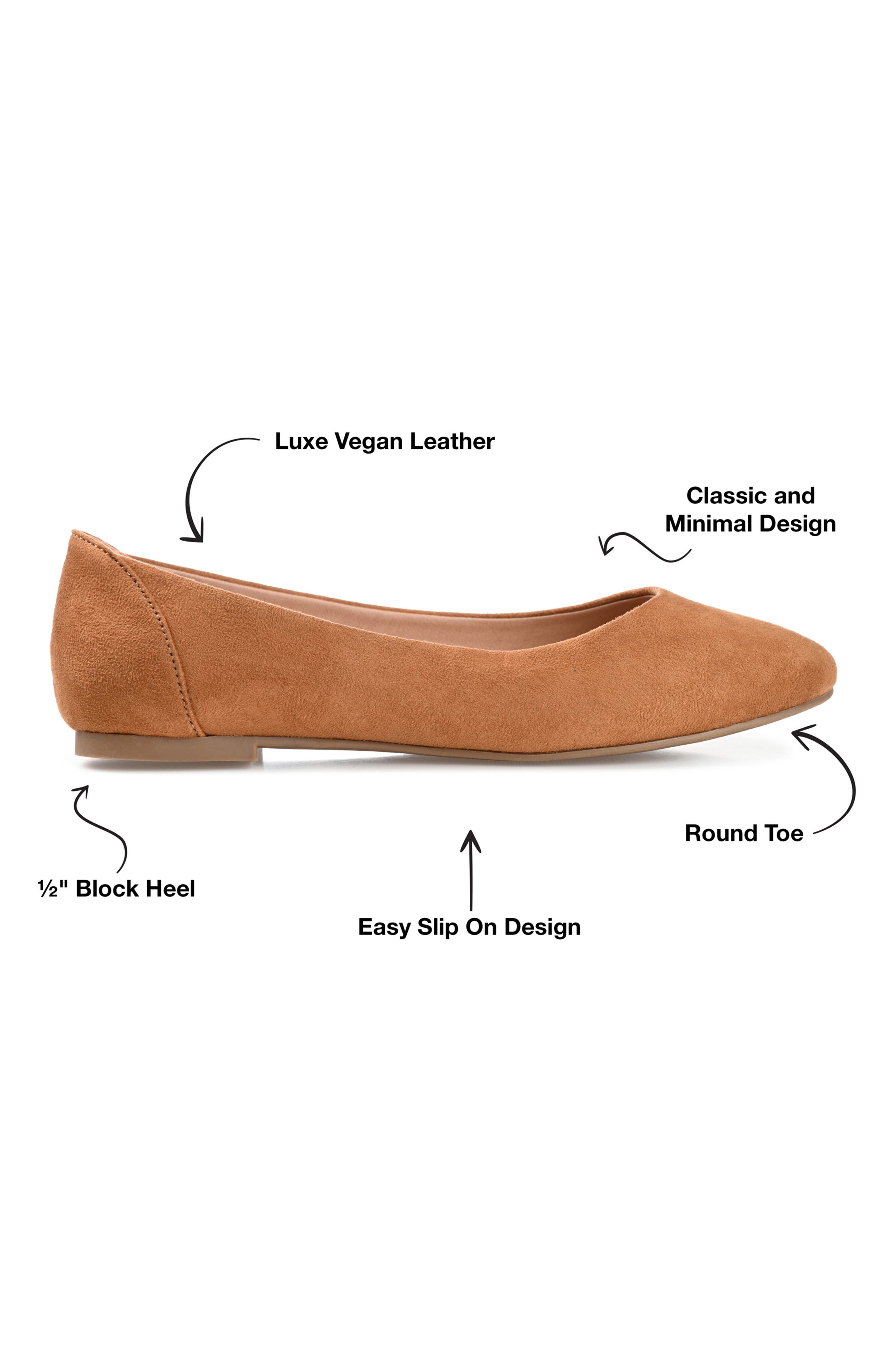 Kavn Ballet Flat - Narrow Width, Alternate, color, TAN