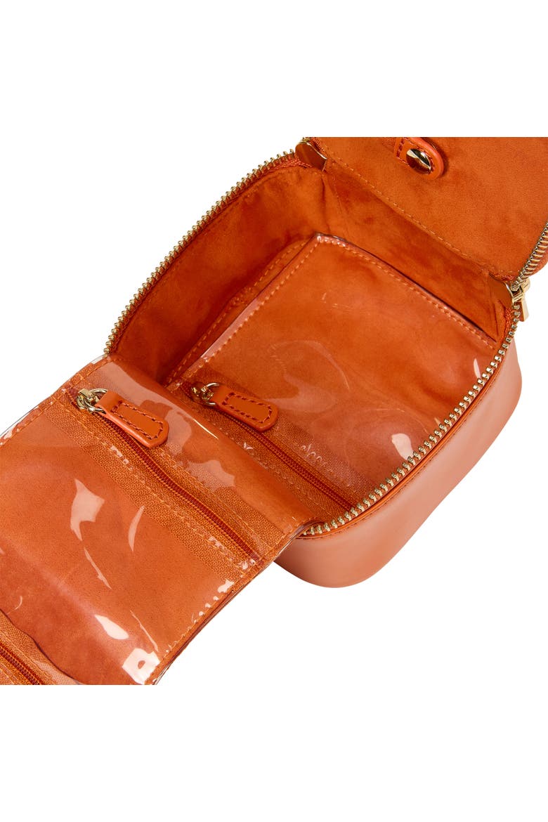 Maria Zip Jewelry Cube, Alternate, color, Tangerine