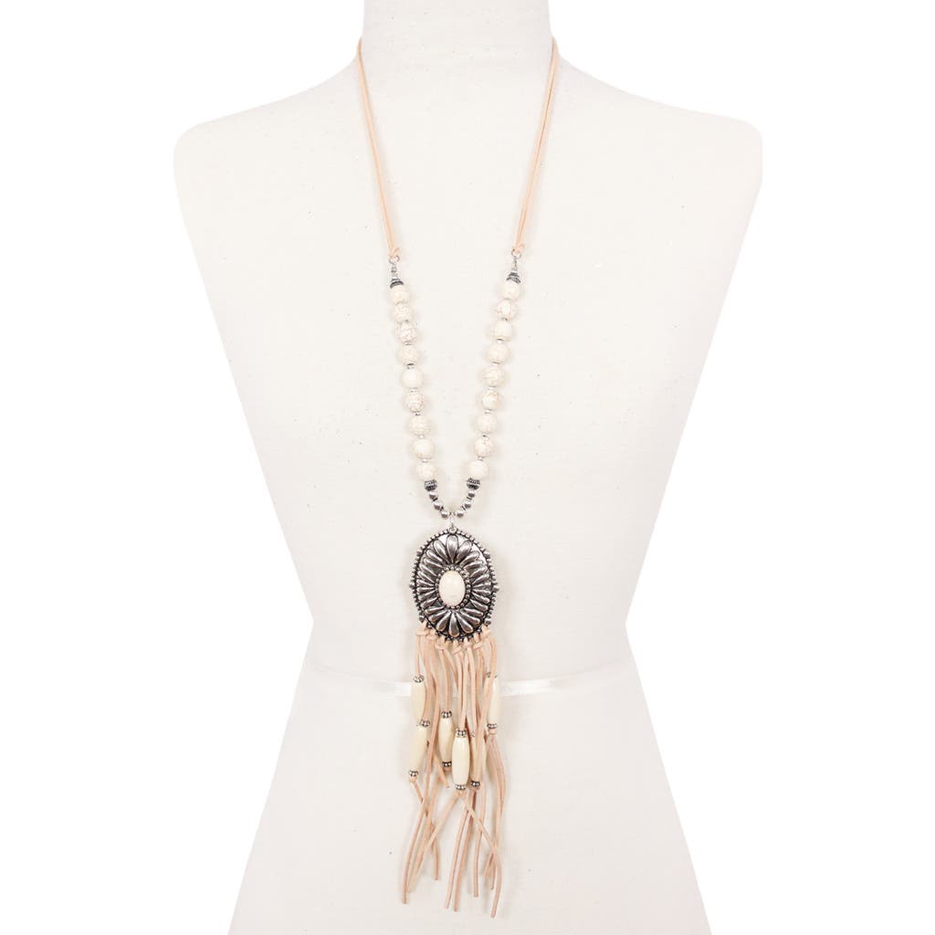 Olivia Welles Oval Fringe Necklace