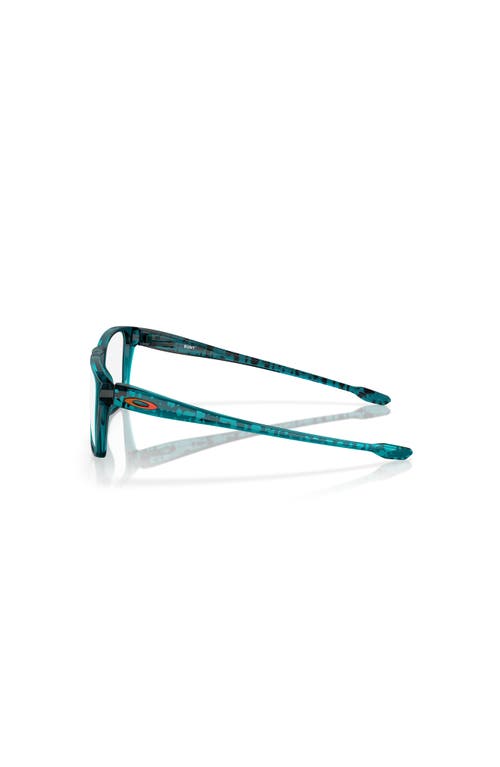 Oakley 46mm Rectangle Optical Glasses In Blue