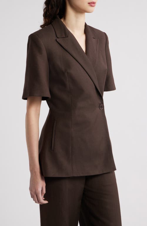 FAITHFULL THE BRAND FAITHFULL THE BRAND ENNA SHORT SLEEVE BLAZER 