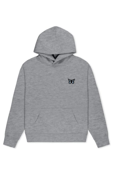 Butterfly Relaxed Midweight Fleece Pullover Hoodie