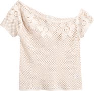 PacSun Valerie Open Stitch One-Shoulder Top