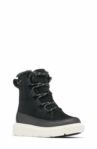 SOREL Kids' Explorer III Faux Fur Waterproof Boot