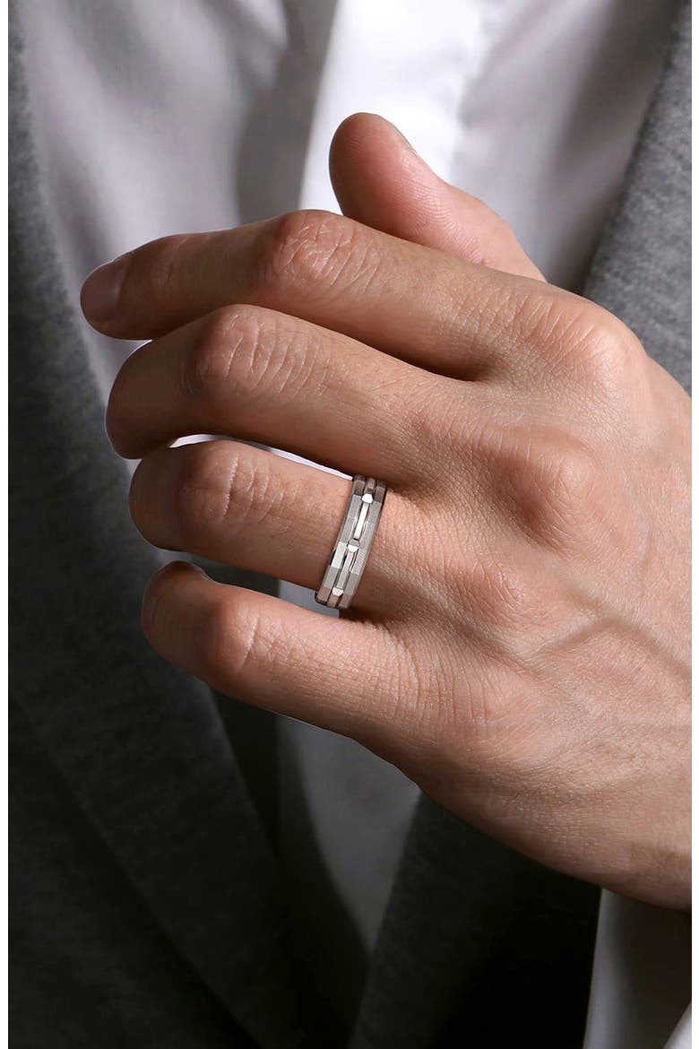 Contemporary Sterling Silver Ring, Alternate, color, STERLING SILVER