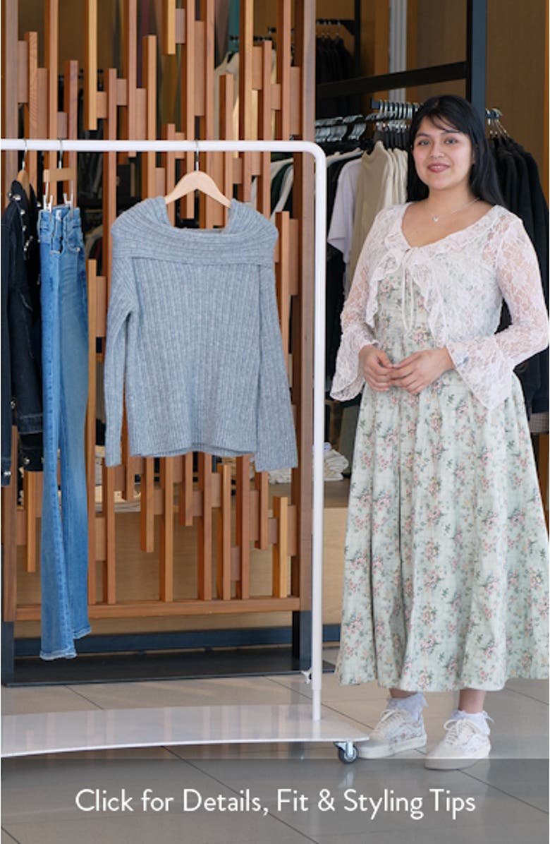 Snowie Off the Shoulder Sweater, sales video thumbnail