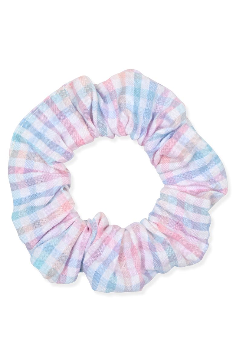 SLEEP ON IT Kids' Two-Piece Short Pajamas & Scrunchie Set, Alternate, color, Pink Multi