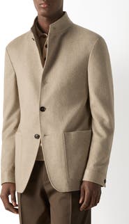 ZEGNA Oasi Il Conte Regular Fit Cashmere Chore Jacket