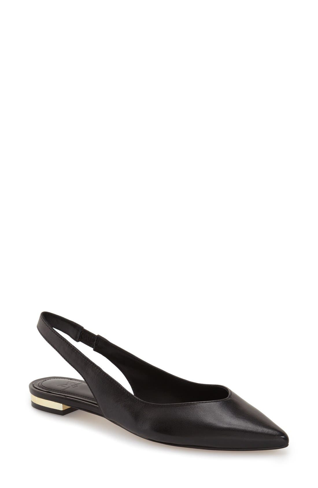 Marc Fisher LTD 'Silvia' Slingback Flat, Main, color, 