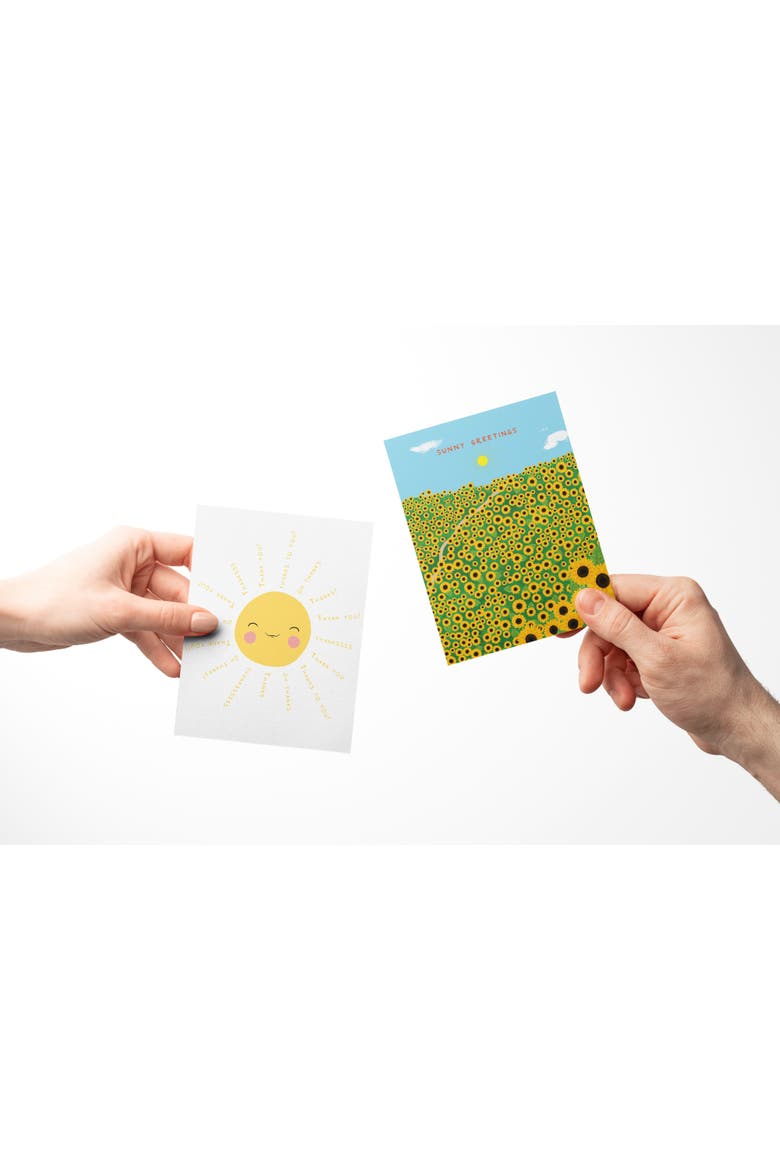 Everyday Greeting Card Pack (3ct) "Sun, Flowers, Sunflowers", Alternate, color, Multi-Pack