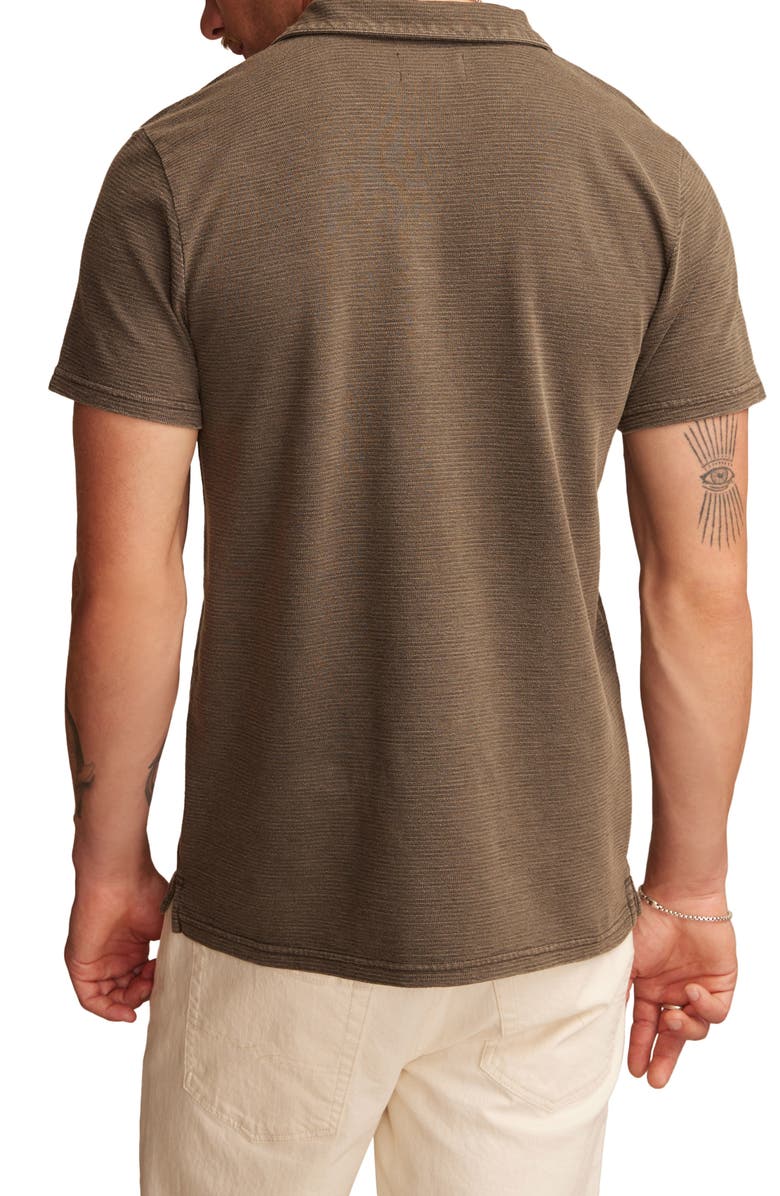 Lucky Brand Jacquard Slub Jersey Polo, Alternate, color,