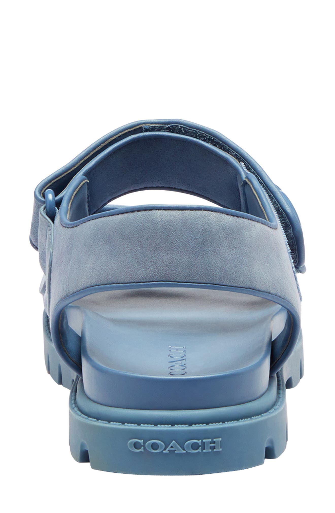 COACH Brynn Canvas Sandal, Alternate, color, Light Denim