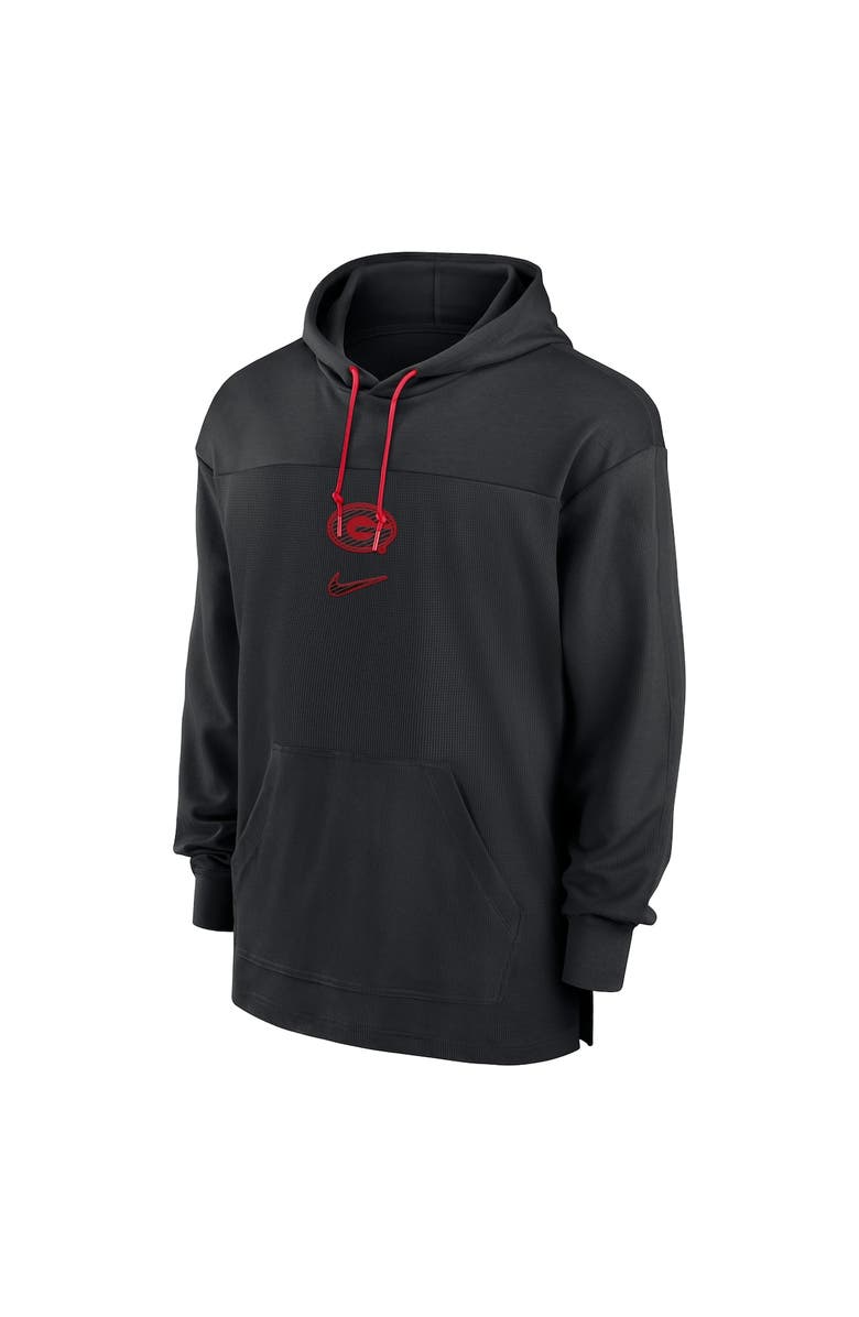 Nike Men's Nike Black Georgia Bulldogs 2024/25 Sideline Jersey Performance Pullover Hoodie, Alternate, color, 