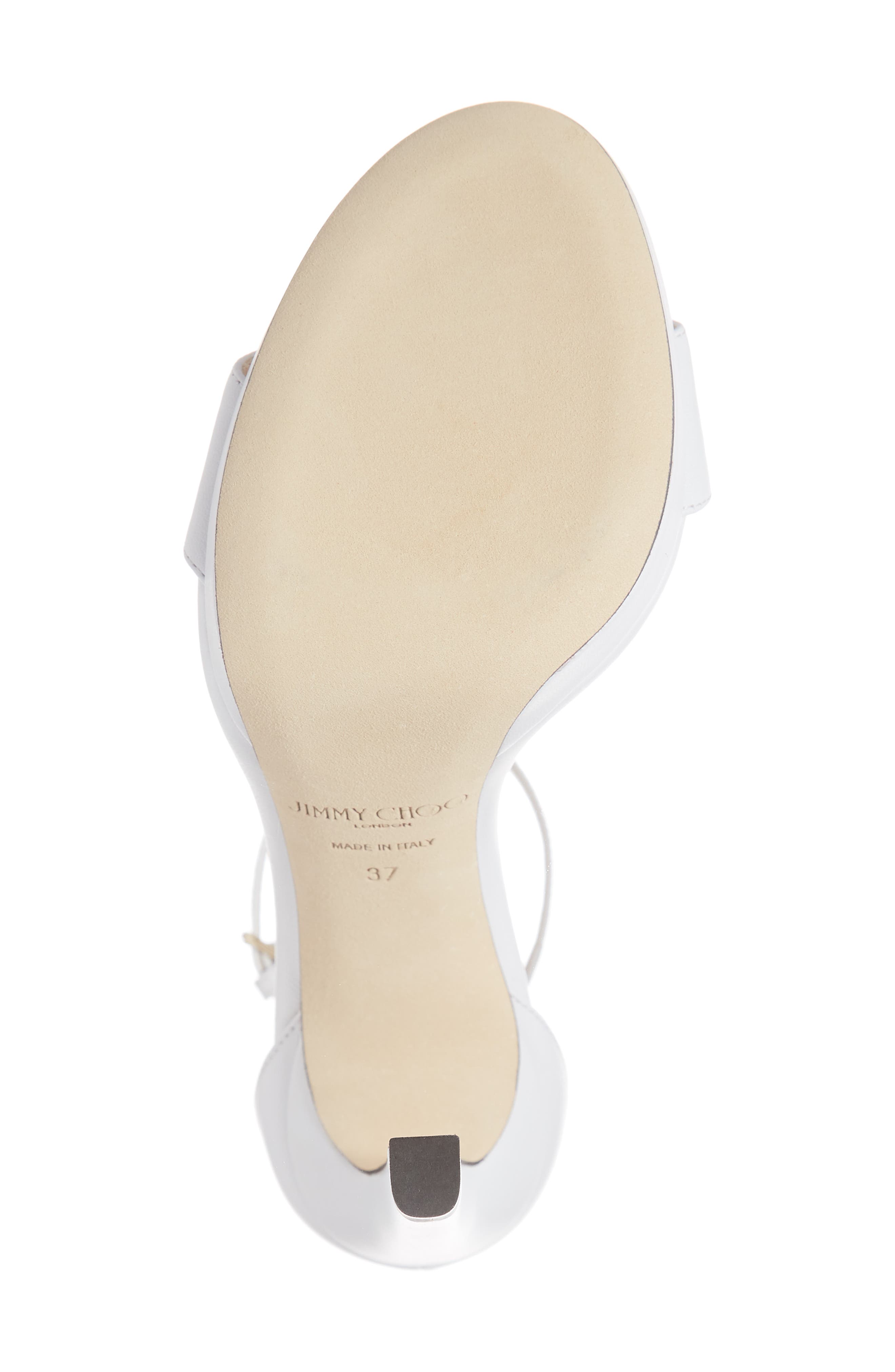 Misty Suede Platform Sandal, Alternate, color, WHITE LEATHER