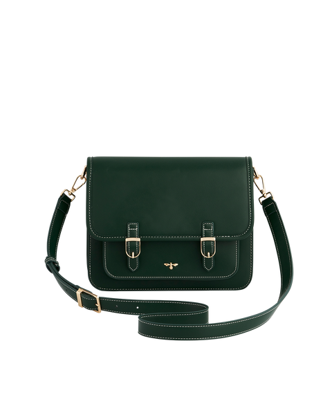 Into the Woods Green Satchel