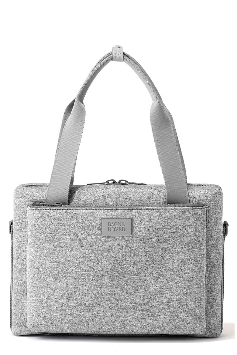 Large Ryan Neoprene Laptop Bag, Main, color, HEATHER GREY