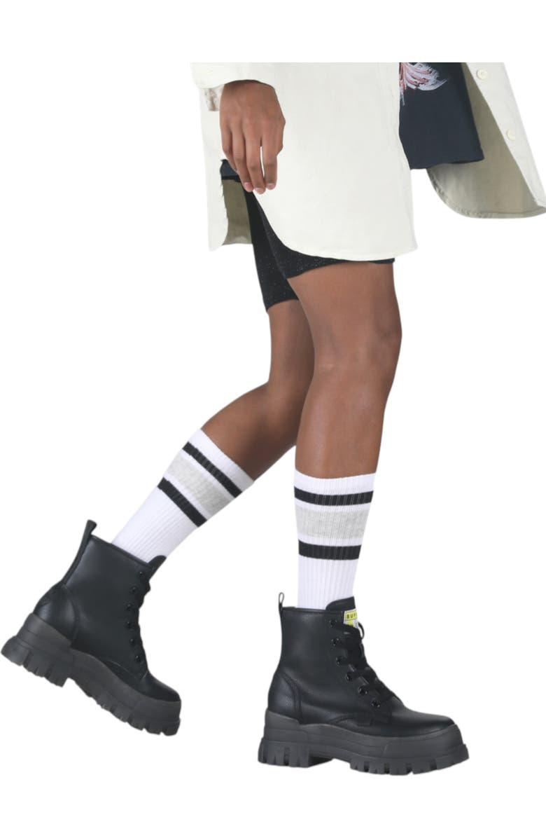 Buffalo Boots Aspha Rld Flat Bootie, Alternate, color, Black