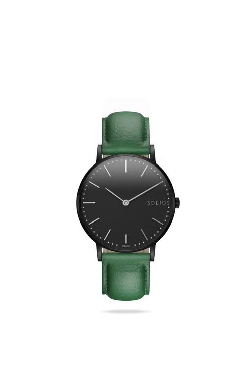 Solios Watches The Solar Classic | Black Dial