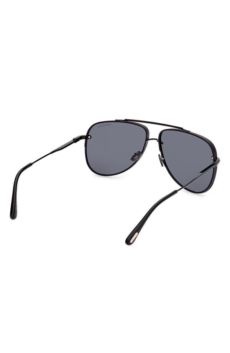 TOM FORD Leon 62mm Pilot Sunglasses, Alternate, color, 