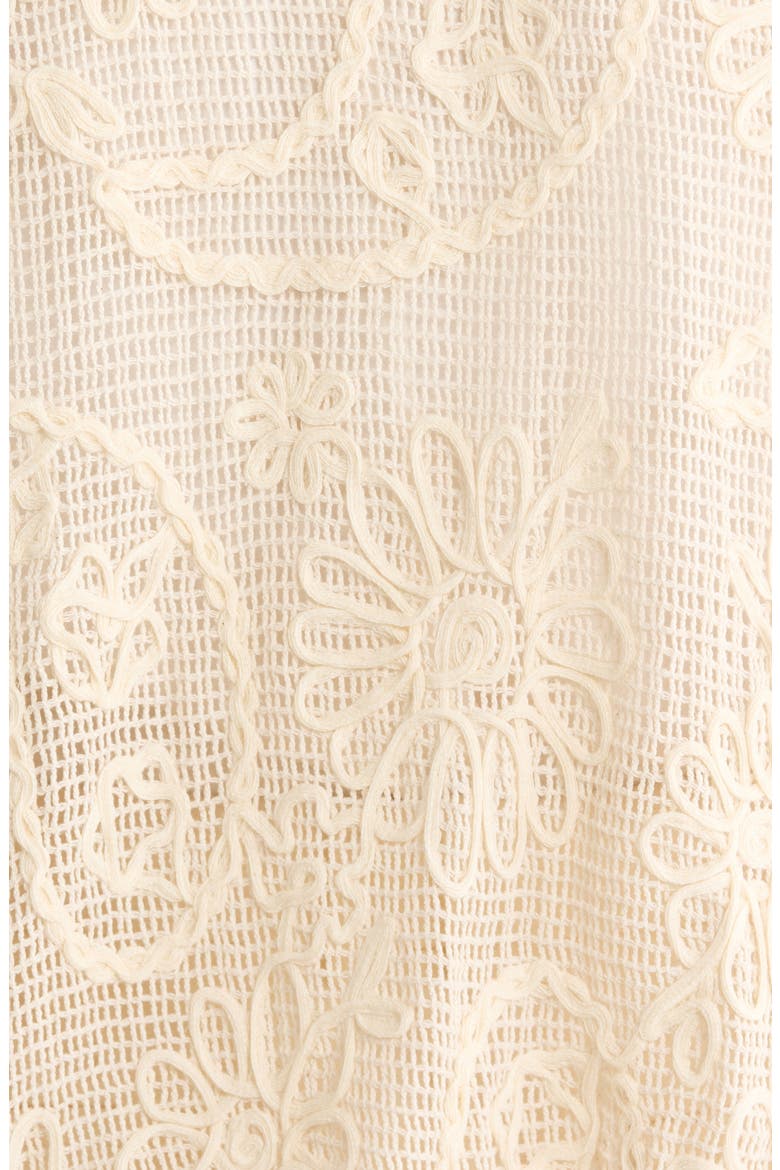 Aeva Embroidered Floral Lace Jacket, Alternate, color, NATURAL