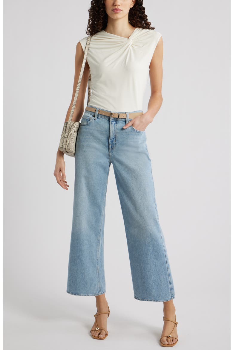 Everly High Waist Wide Leg Jeans, Alternate, color, LENORA WASH