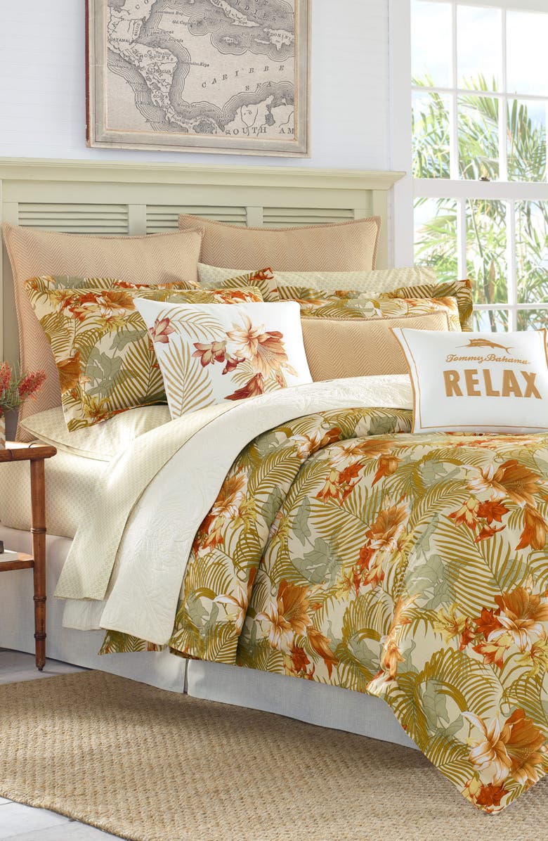 Tommy Bahama Loredo Gardens Euro Sham, Alternate, color, 