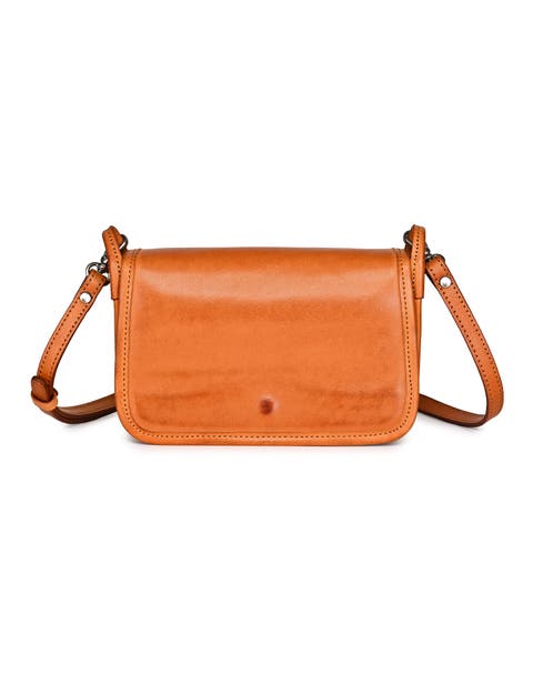 Pansy Genuine Leather Slim Everyday Mini Crossbody