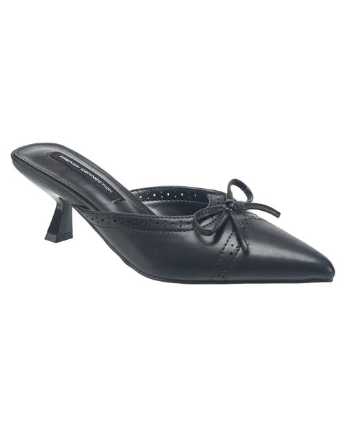 French Connection Brea Kitten Heel In Black