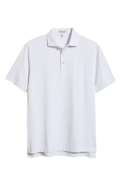 Clark Stripe Summer Comfort Performance Jersey Polo