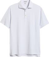 Peter Millar Clark Stripe Summer Comfort Performance Jersey Polo