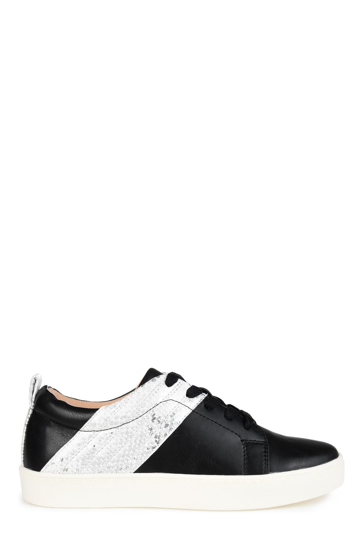 Journee Collection Raaye Sneaker, Alternate, color, Black