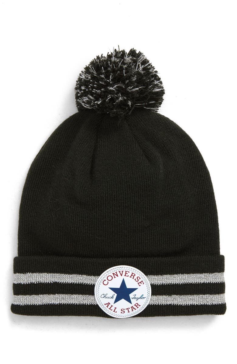 Converse Reflective Beanie Hat, Main, color, 