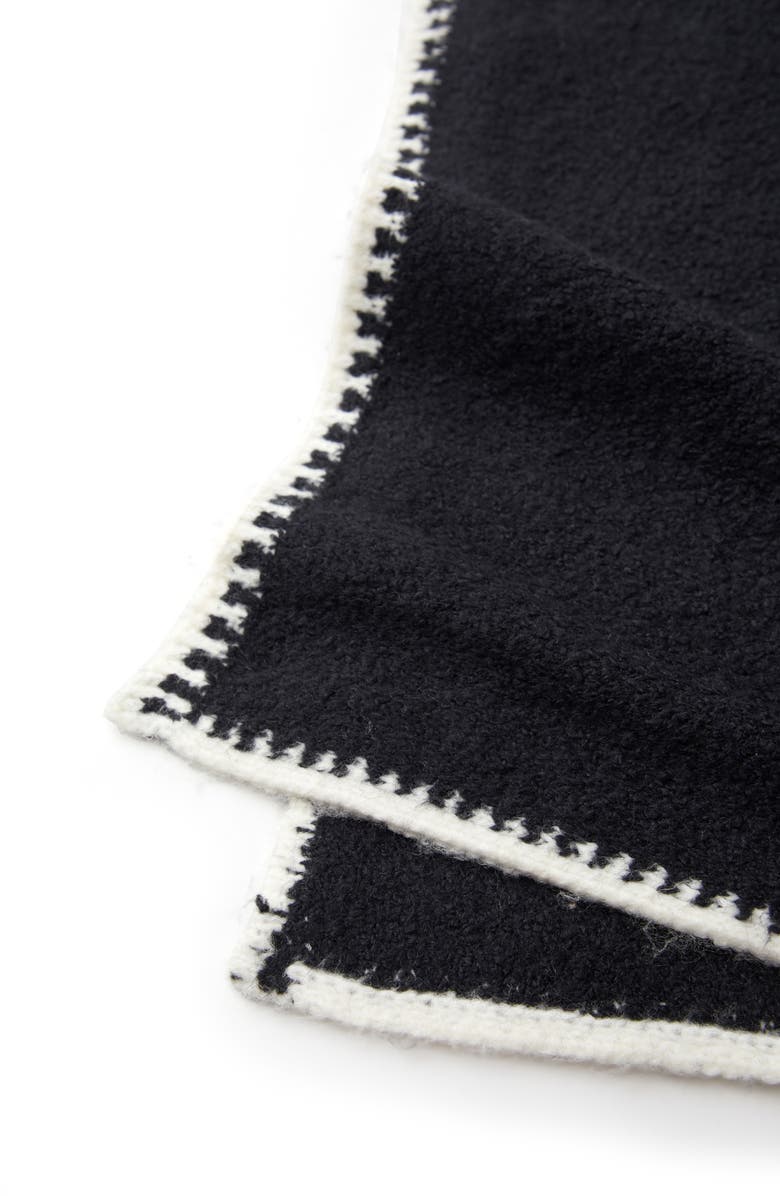 525 Maisie Bouclé Whipstiched Scarf, Alternate, color,