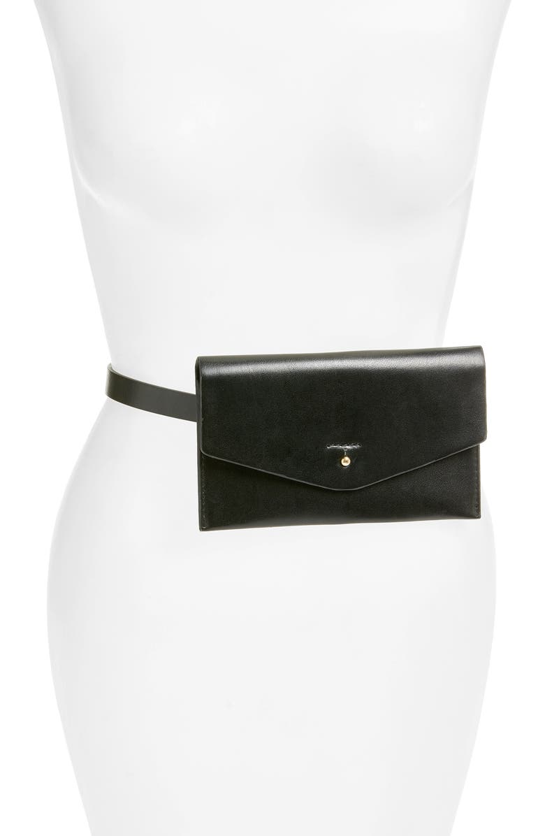 LODIS Los Angeles LODIS Faux Leather Belt Bag, Main, color,