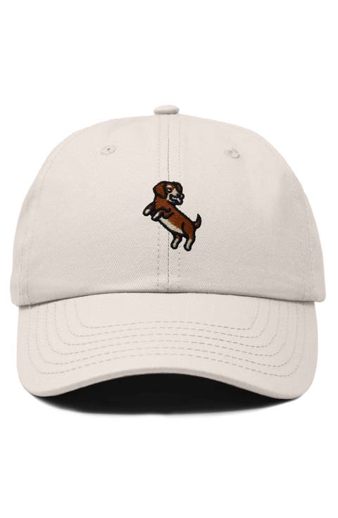 Dachshund Embroidered Dad Cap