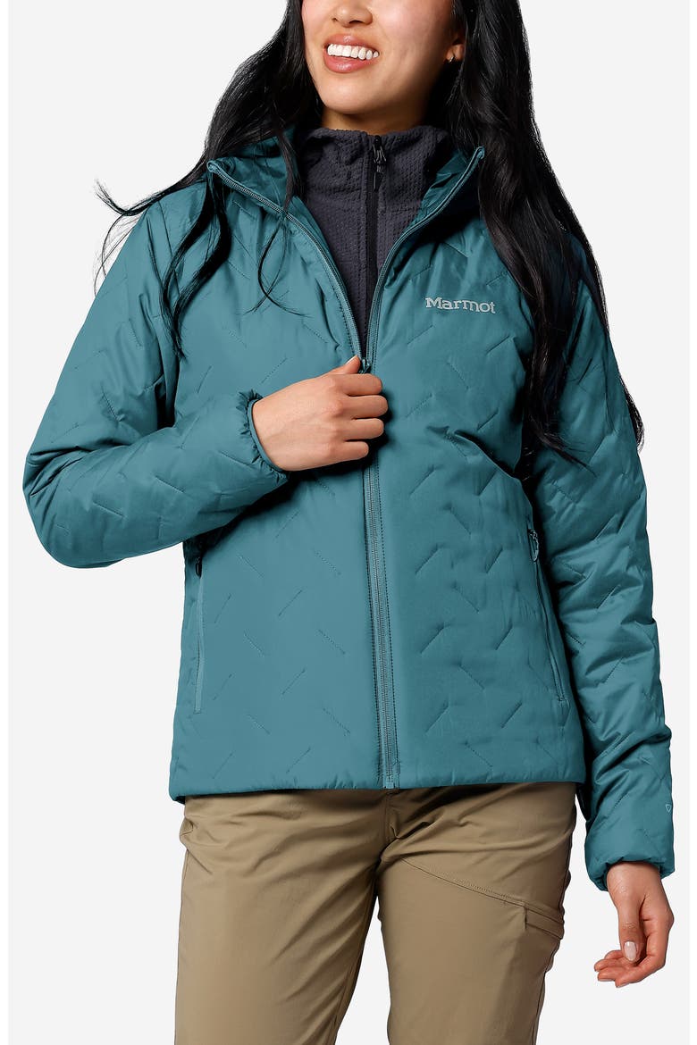 MonoQuilt Hooded Jacket, Main, color, SEAFLOOR