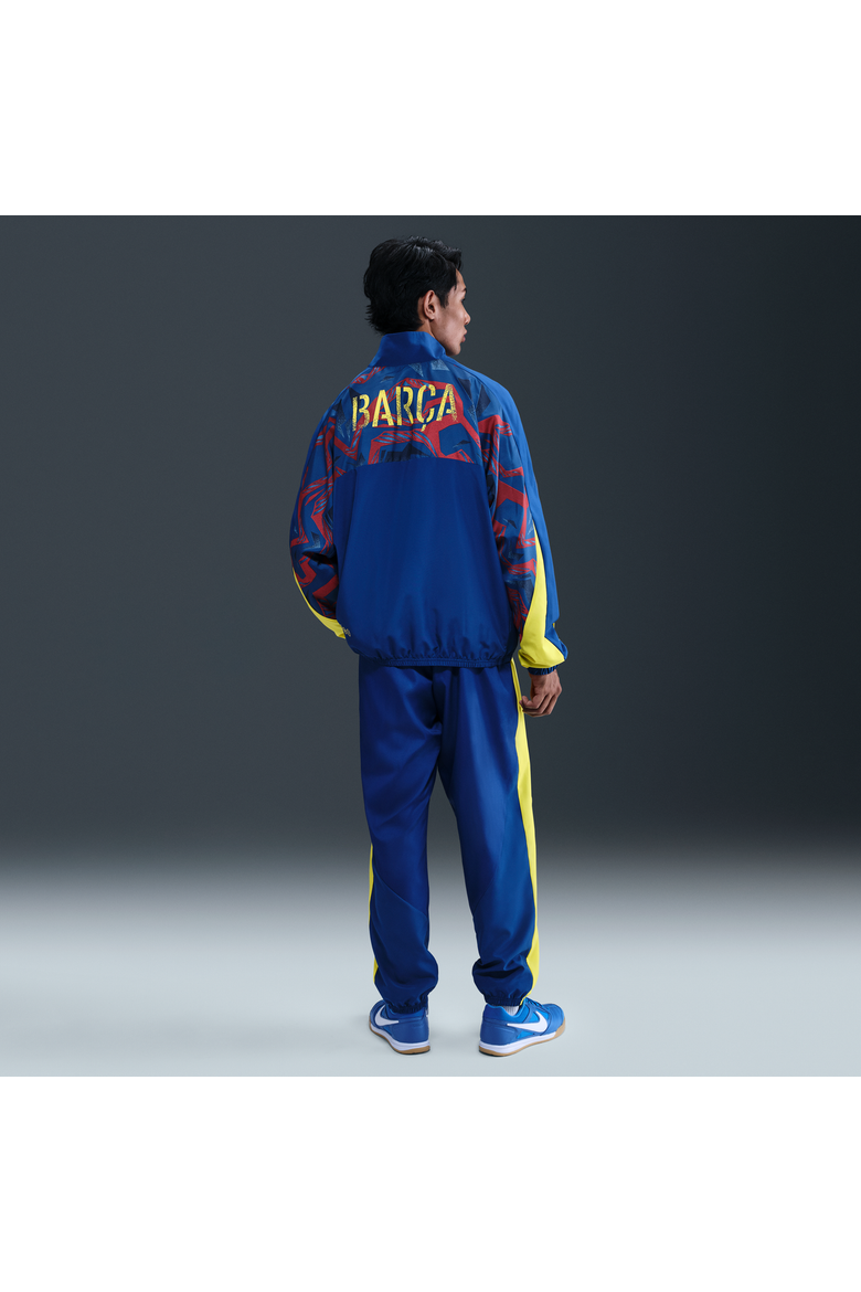Men's Nike Blue Barcelona Special Edition Woven Pants, Alternate, color, Blue