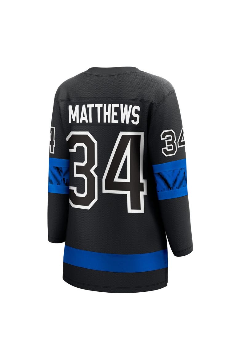 Women's Fanatics Auston Matthews Black Toronto Maple Leafs Alternate Premier Breakaway Reversible Player Jersey, Alternate, color, Black