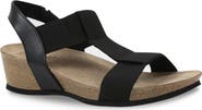 Munro Georgette T-Strap Wedge Sandal - Multiple Widths Available