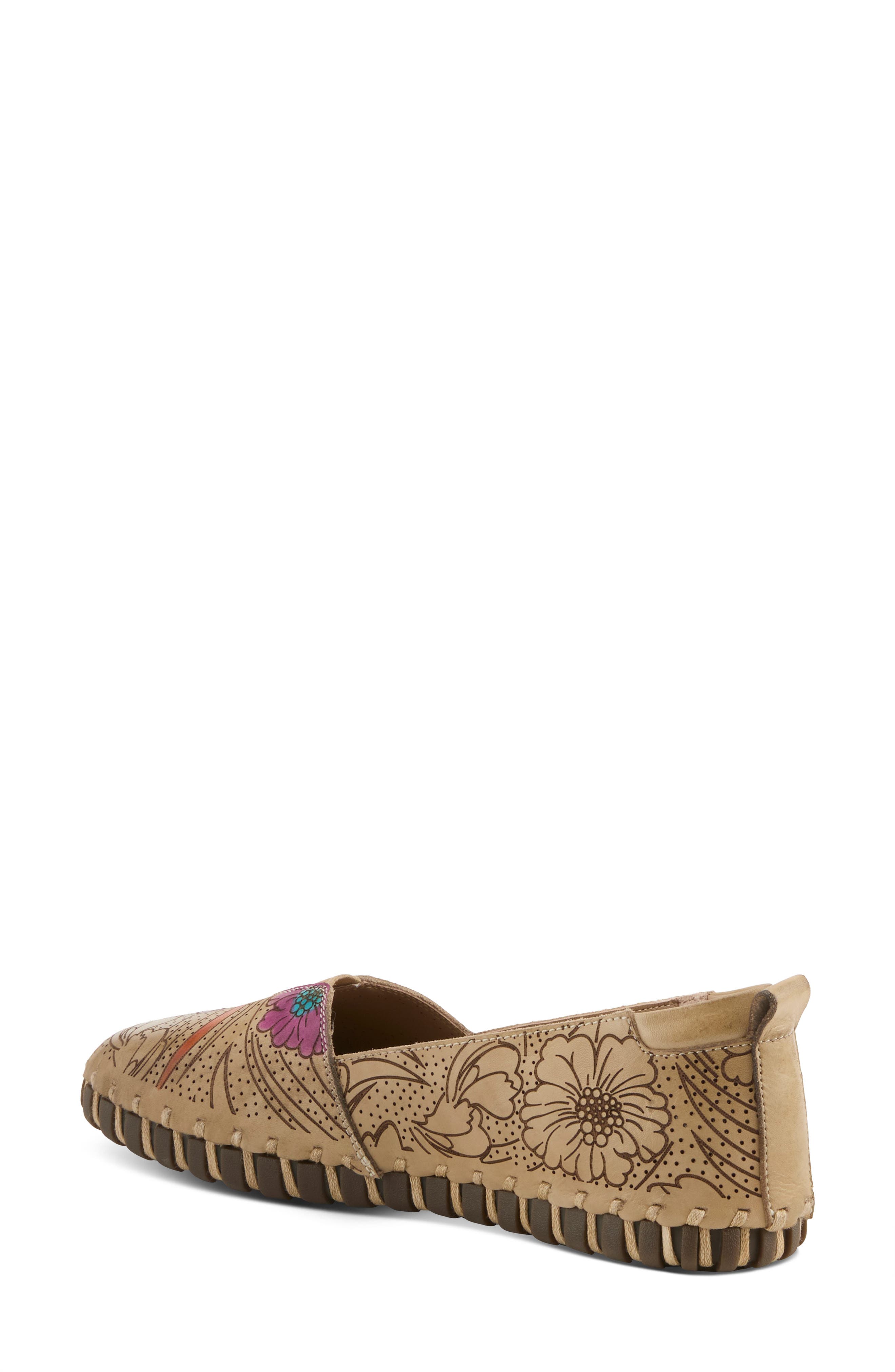 Modesty Flat, Alternate, color, BEIGE MULTI