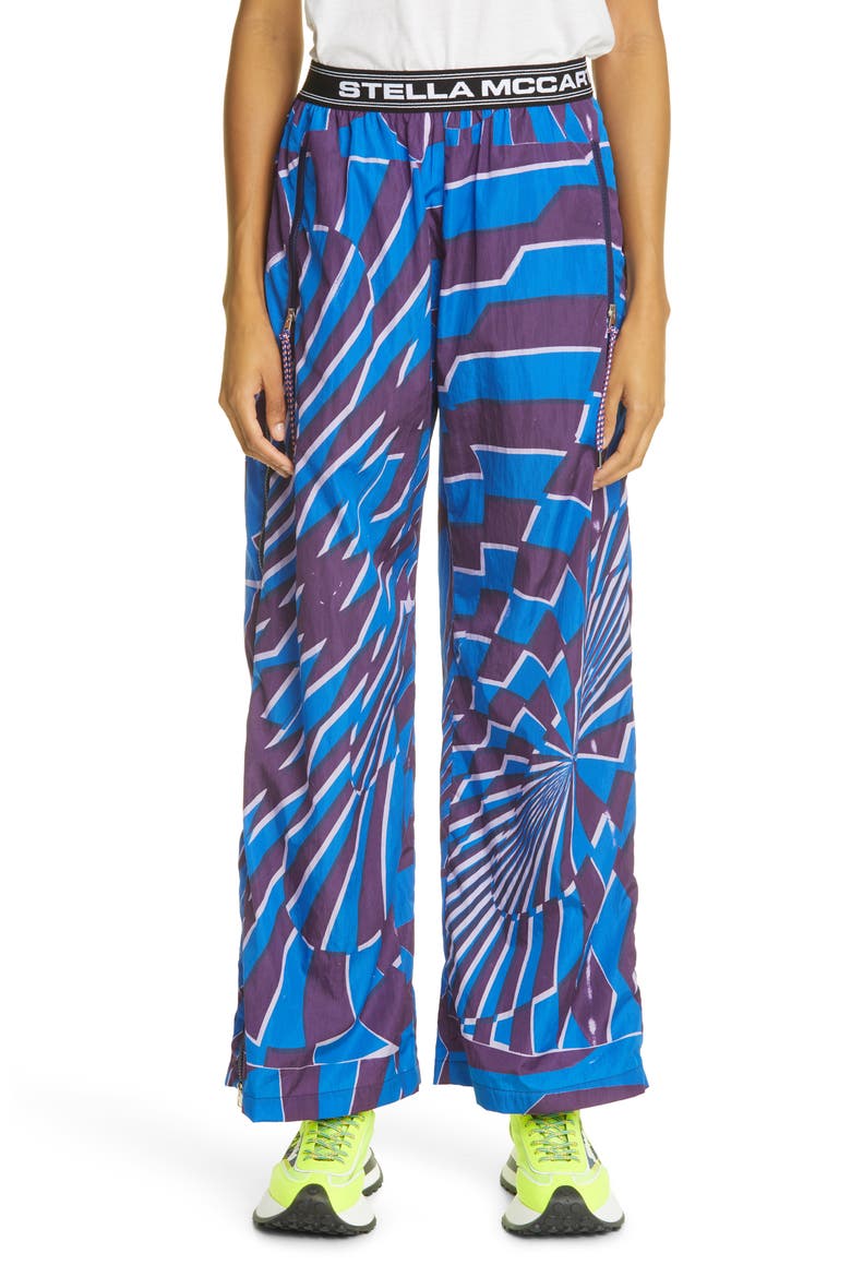 x Ed Curtis Unisex Shared 3 Teo Logo Band Psychedelic Print Pants, Main, color, MULTICOLOR