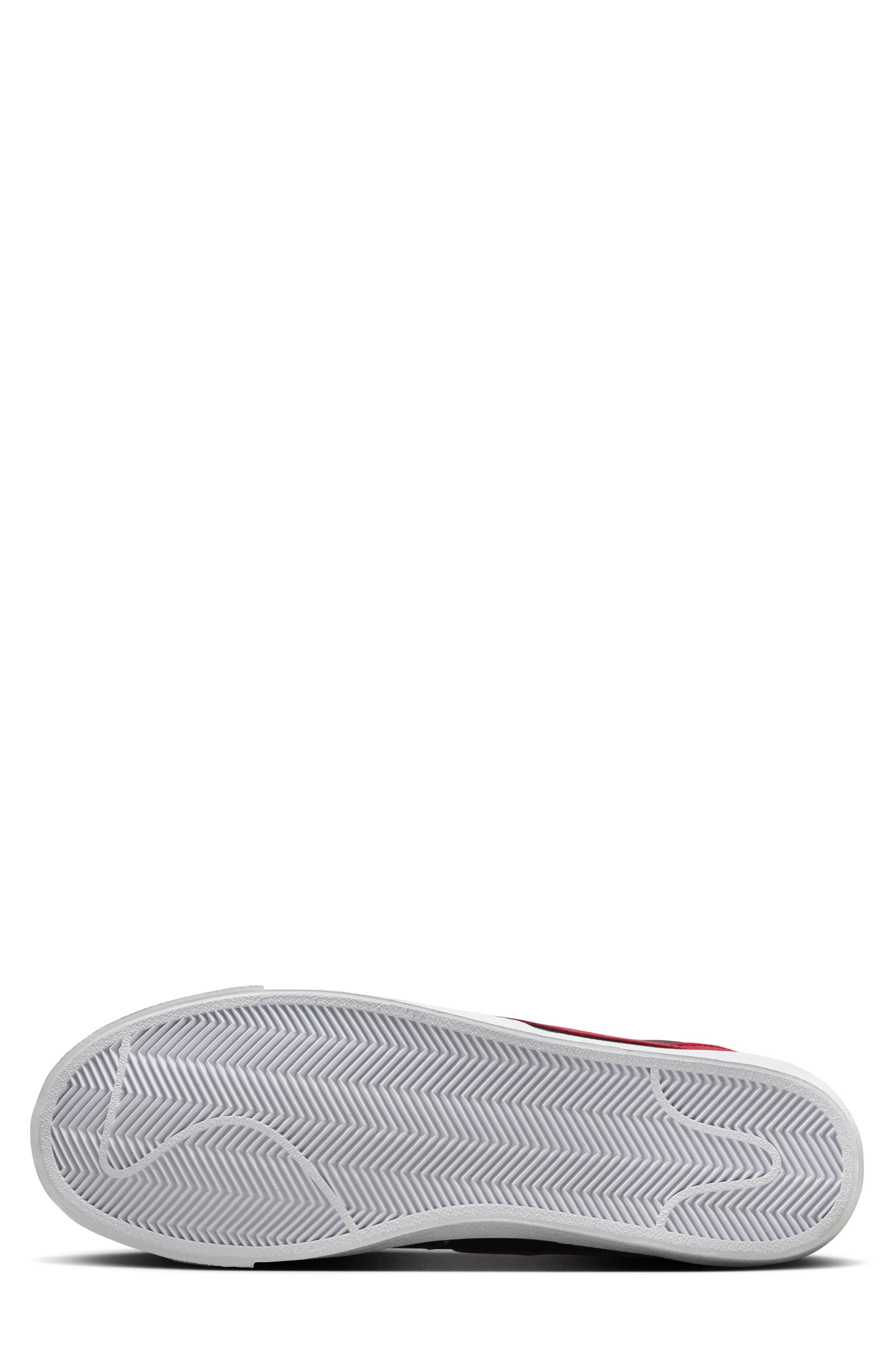 Blazer Low '77 Sneaker, Alternate, color, BLACK/ ANTHRACITE/ WHITE/ RED