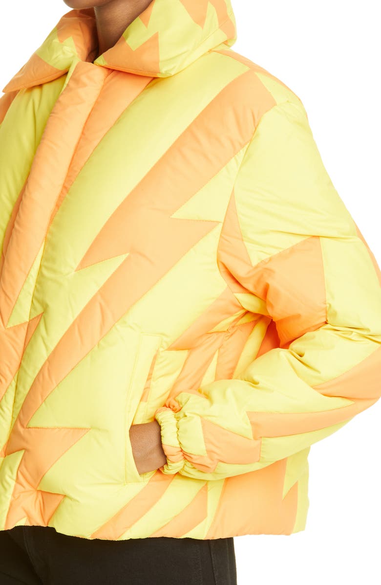 ERL Unisex Lightning Quilted Down Puffer Jacket, Alternate, color,