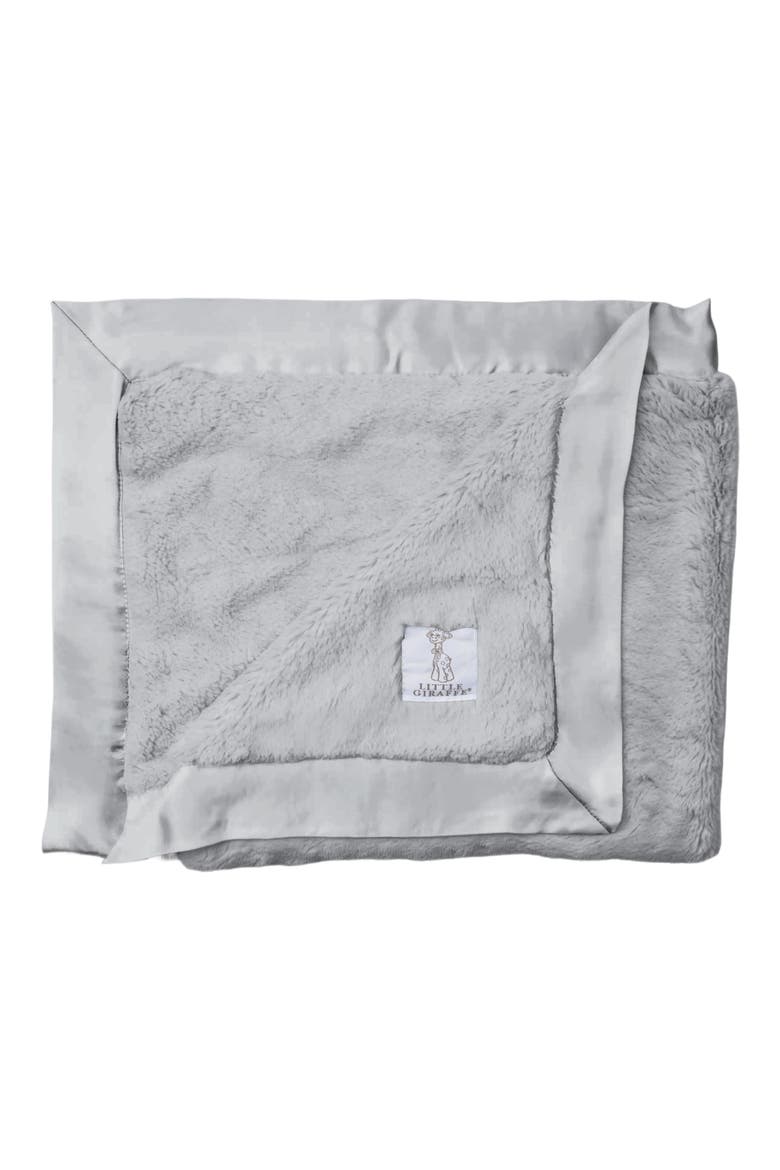 Luxe Baby Blanket, Main, color, SILVER