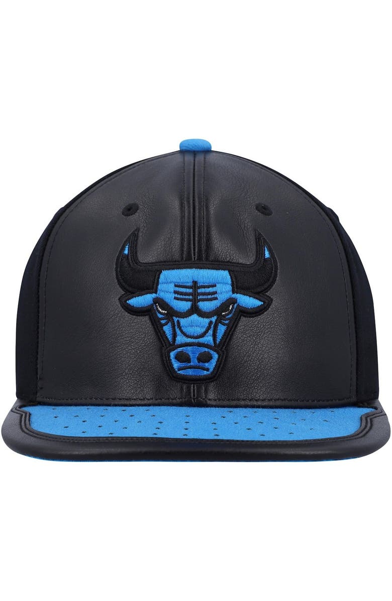Mitchell & Ness Men's Mitchell & Ness Black/Royal Chicago Bulls Day One Snapback Hat, Alternate, color, Black