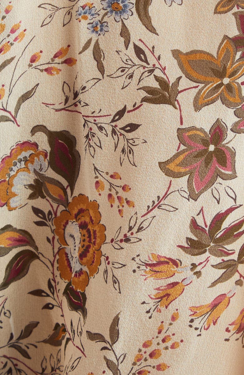 Veronica Beard Clarina Floral Silk Top, Alternate, color,