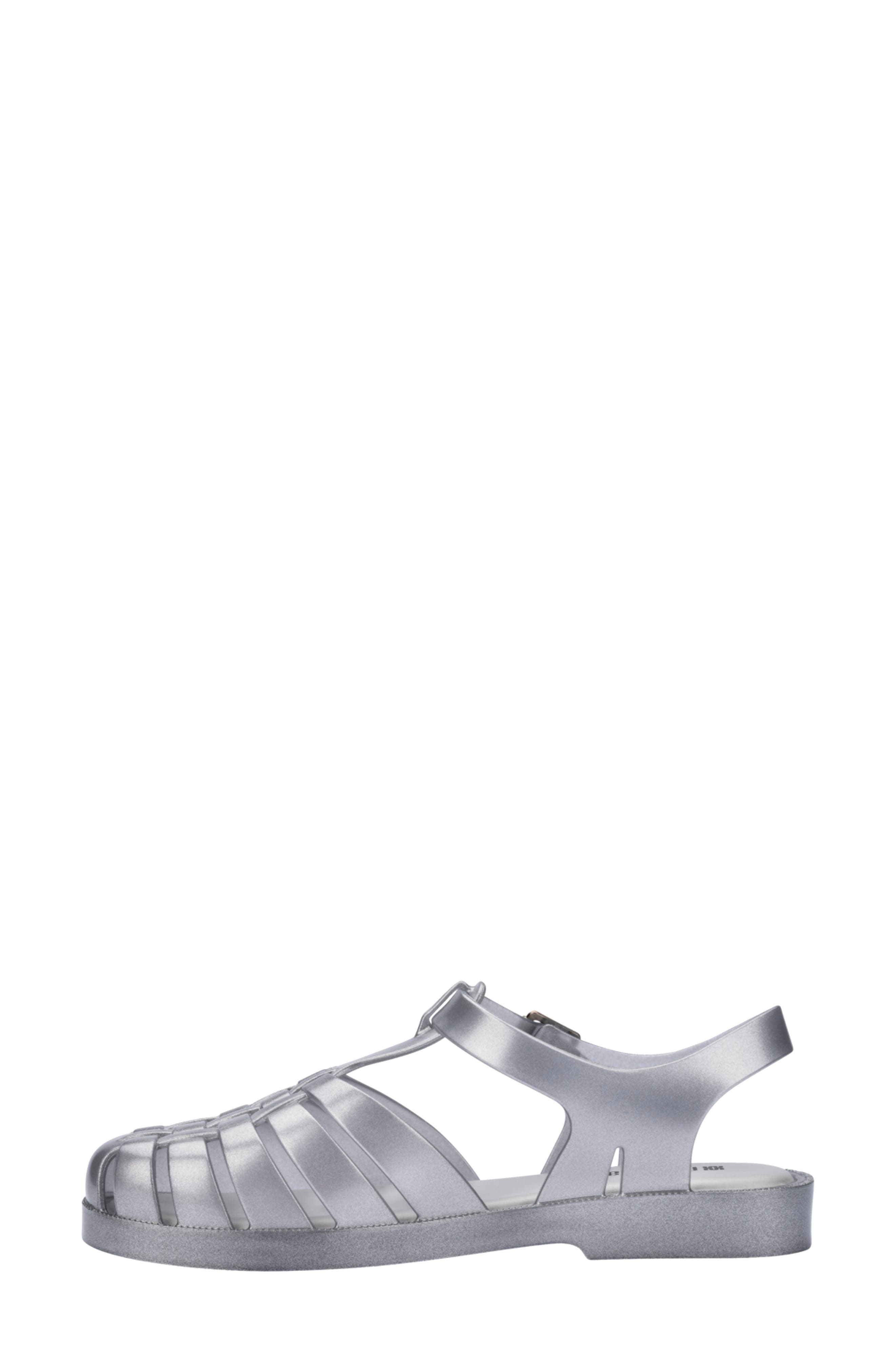 Melissa Possession Magic Fisherman Sandal, Alternate, color, Silver