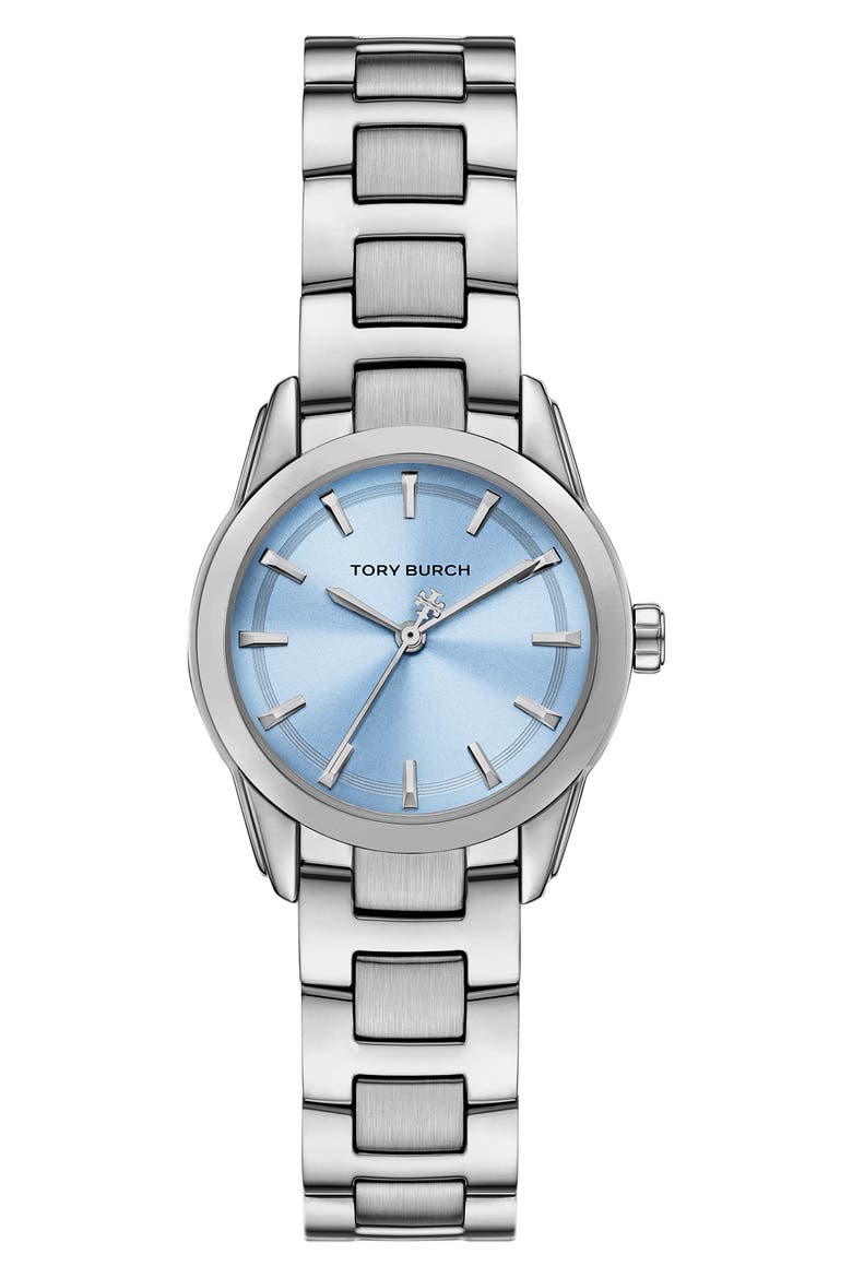The Small Miller Bracelet Watch, 28mm, Main, color, SILVER/BLUE